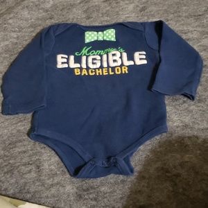 Long Sleeve Boys Oncie